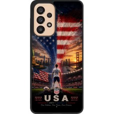 Samsung Galaxy A33 5G Case Hülle - Silikon schwarz Fussball Vereinigten Staaten splash 2026
