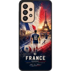 Samsung Galaxy A33 5G Case Hülle - Silikon schwarz Fussball Frankreich splash 2026