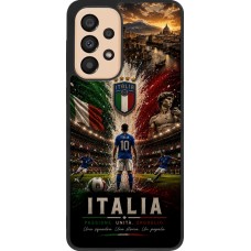 Samsung Galaxy A33 5G Case Hülle - Silikon schwarz Fussball Italien splash 2026