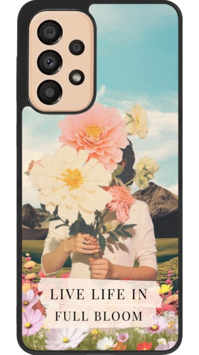 Samsung Galaxy A33 5G Case Hülle - Silikon schwarz Live life in full moon Spring 2026