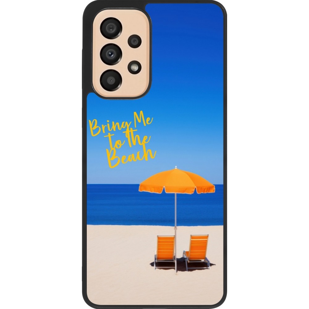 Samsung Galaxy A33 5G Case Hülle - Silikon schwarz Summer 2025 Bring me to the beach