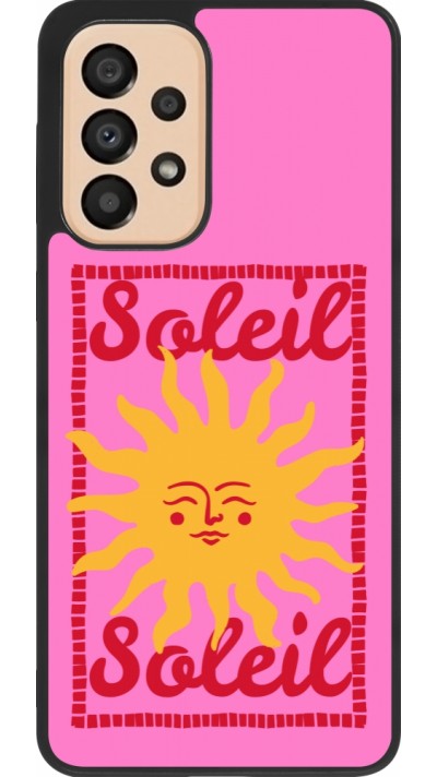 Samsung Galaxy A33 5G Case Hülle - Silikon schwarz Sun sun 2026