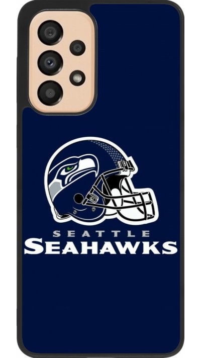 Samsung Galaxy A33 5G Case Hülle - Silikon schwarz Super Bowl 26 Seattle 3