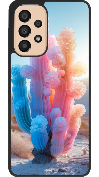 Coque Samsung Galaxy A33 5G - Silicone rigide noir Artificial vegetation 2025