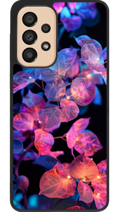 Coque Samsung Galaxy A33 5G - Silicone rigide noir Artificial vegetation 2025