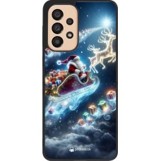 Samsung Galaxy A33 5G Case Hülle - Silikon schwarz Weihnachten 2023 Verzauberter Weihnachtsmann