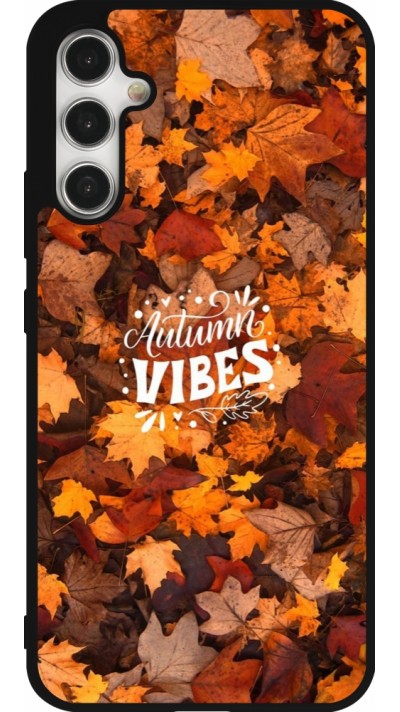 Samsung Galaxy A34 5G Case Hülle - Silikon schwarz Autumn 25 Autumn vibes