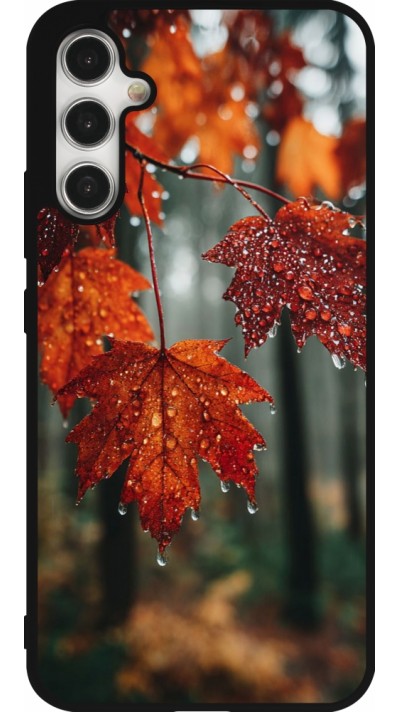 Samsung Galaxy A34 5G Case Hülle - Silikon schwarz Autumn 25 Rain