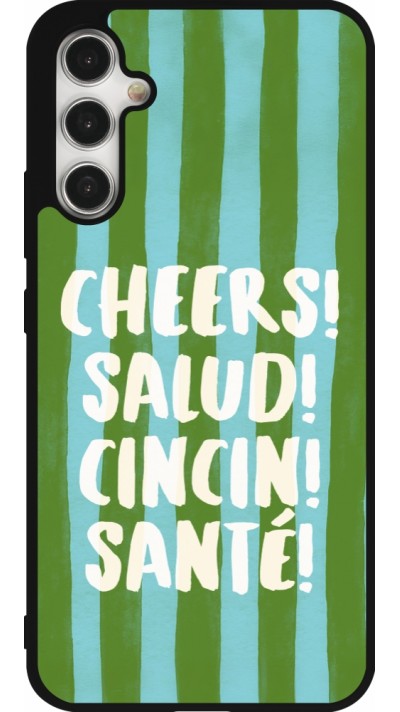 Samsung Galaxy A34 5G Case Hülle - Silikon schwarz Cheers 2026