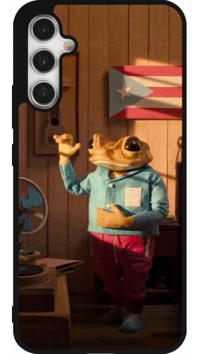 Samsung Galaxy A34 5G Case Hülle - Silikon schwarz Dancing frog DTMF