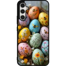 Samsung Galaxy A34 5G Case Hülle - Silikon schwarz Easter 2026 Eggs with bees