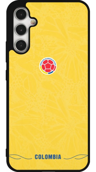 Samsung Galaxy A34 5G Case Hülle - Silikon schwarz Kolumbien 2026 personalisierbares Fussballtrikot