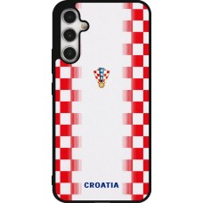Samsung Galaxy A34 5G Case Hülle - Silikon schwarz Kroatien 2026 personalisierbares Fussballtrikot