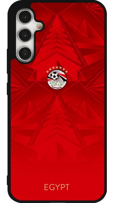 Coque Samsung Galaxy A34 5G - Silicone rigide noir Maillot de football E?gypte 2026 personnalisable