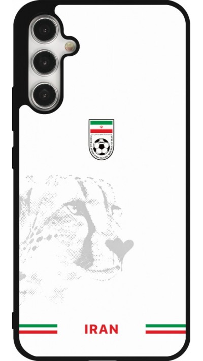 Coque Samsung Galaxy A34 5G - Silicone rigide noir Maillot de football Iran 2026 personnalisable