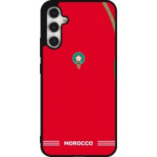 Samsung Galaxy A34 5G Case Hülle - Silikon schwarz Marokko 2026 personalisierbares Fussballtrikot