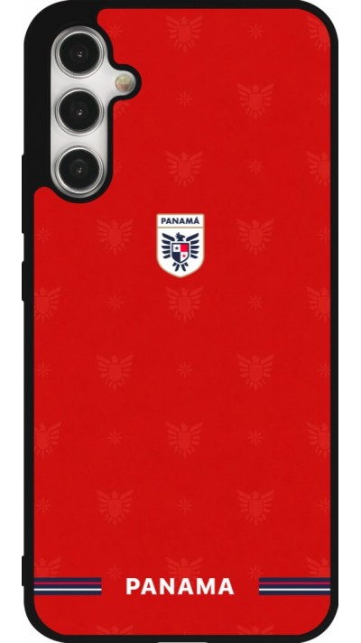Samsung Galaxy A34 5G Case Hülle - Silikon schwarz Panama 2026 personalisierbares Fussballtrikot