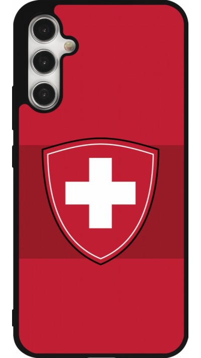Samsung Galaxy A34 5G Case Hülle - Silikon schwarz Hockey World Championship Ecusson Suisse