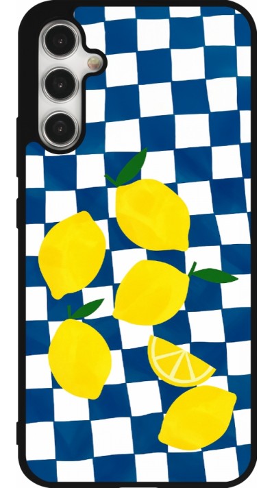 Samsung Galaxy A34 5G Case Hülle - Silikon schwarz Illustration lemons 2026