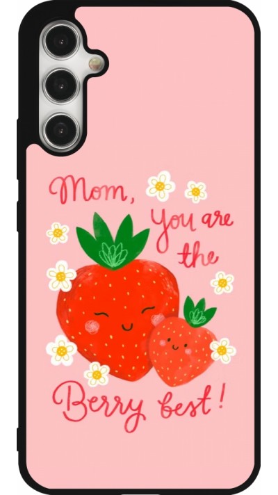 Samsung Galaxy A34 5G Case Hülle - Silikon schwarz Mom 2026 Berry best