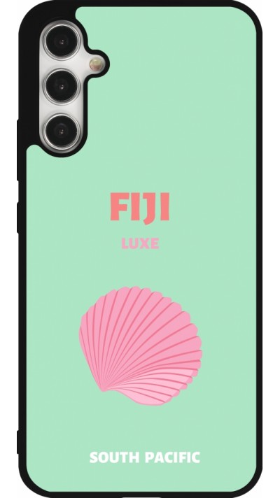 Samsung Galaxy A34 5G Case Hülle - Silikon schwarz Pop Summer Destination Fiji
