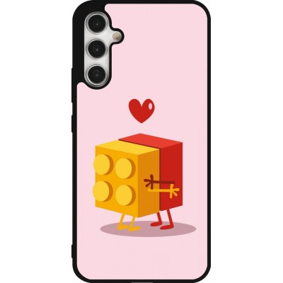 Samsung Galaxy A34 5G Case Hülle - Silikon schwarz Saint Valentines Day 26 Puzzle