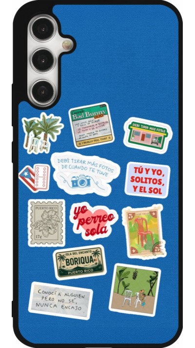 Samsung Galaxy A34 5G Case Hülle - Silikon schwarz Seals of the Dominican Republic DTMF