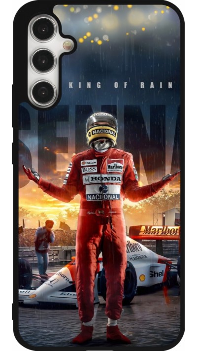 Coque Samsung Galaxy A34 5G - Silicone rigide noir Senna The King of Rain