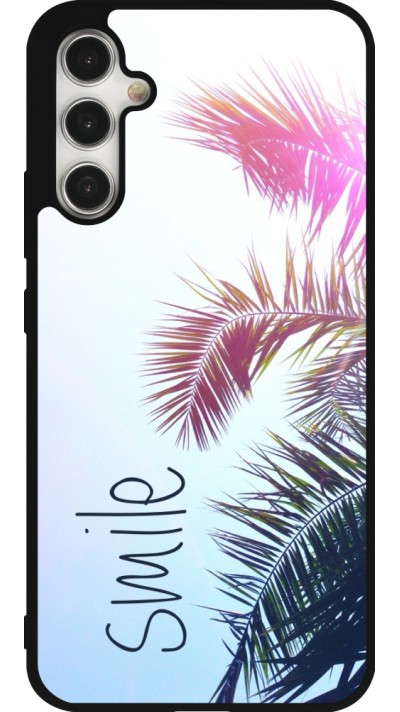 Samsung Galaxy A34 5G Case Hülle - Silikon schwarz Smile 05