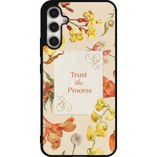 Samsung Galaxy A34 5G Case Hülle - Silikon schwarz Trust the process Spring 2026