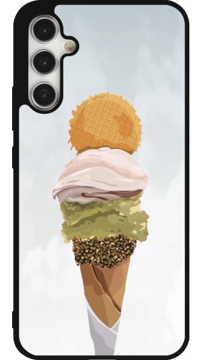Samsung Galaxy A34 5G Case Hülle - Silikon schwarz Summer 2025 Cornet