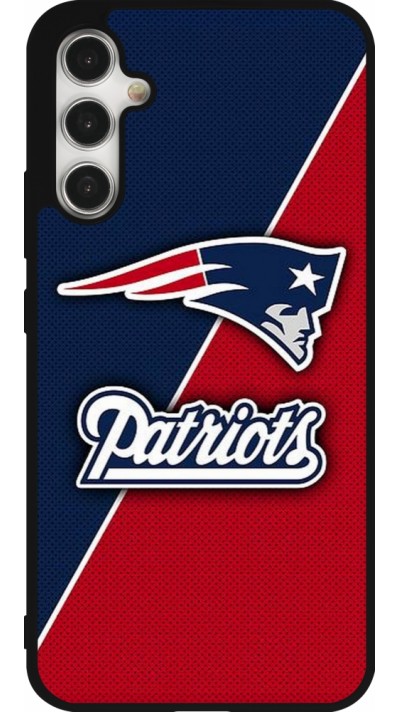 Samsung Galaxy A34 5G Case Hülle - Silikon schwarz Super Bowl 26 Patriots 1