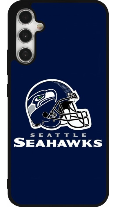 Samsung Galaxy A34 5G Case Hülle - Silikon schwarz Super Bowl 26 Seattle 3