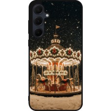 Samsung Galaxy A35 5G Case Hülle - Silikon schwarz Christmas 25 Carousel