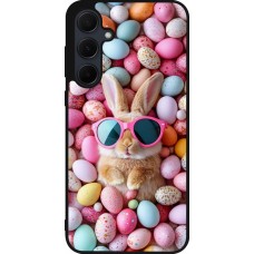 Samsung Galaxy A35 5G Case Hülle - Silikon schwarz Easter 2026 Rabbit fun
