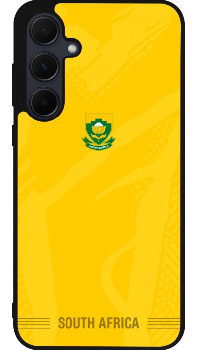 Samsung Galaxy A35 5G Case Hülle - Silikon schwarz Südafrika 2026 personalisierbares Fussballtrikot