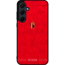 Samsung Galaxy A35 5G Case Hülle - Silikon schwarz Belgien 2026 personalisierbares Fussballtrikot