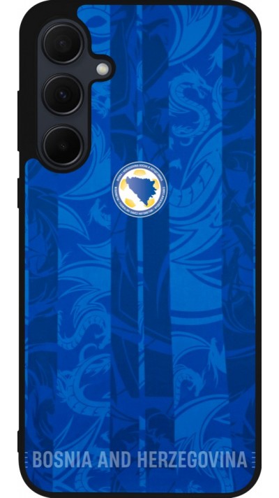 Samsung Galaxy A35 5G Case Hülle - Silikon schwarz Bosnien und Herzegowina 2026 personalisierbares Fussballtrikot