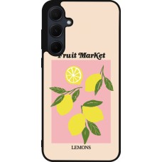 Samsung Galaxy A35 5G Case Hülle - Silikon schwarz Fruit market lemons 2026