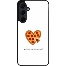 Samsung Galaxy A35 5G Case Hülle - Silikon schwarz Saint Valentines Day 26 You have my pizza heart