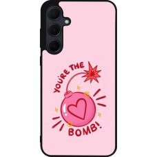 Samsung Galaxy A35 5G Case Hülle - Silikon schwarz Saint Valentines Day 26 You are the bomb