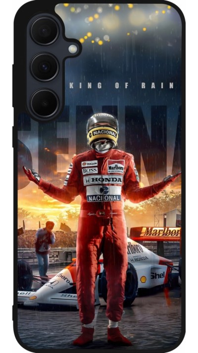 Coque Samsung Galaxy A35 5G - Silicone rigide noir Senna The King of Rain