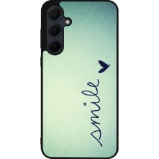Samsung Galaxy A35 5G Case Hülle - Silikon schwarz Smile