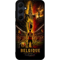 Samsung Galaxy A35 5G Case Hülle - Silikon schwarz Fussball Belgien splash 2026