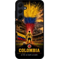Samsung Galaxy A35 5G Case Hülle - Silikon schwarz Fussball Kolumbien splash 2026