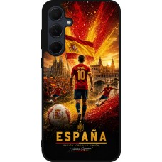 Samsung Galaxy A35 5G Case Hülle - Silikon schwarz Fussball Espanien splash 2026