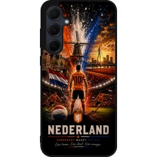 Samsung Galaxy A35 5G Case Hülle - Silikon schwarz Fussball Niederlande splash 2026