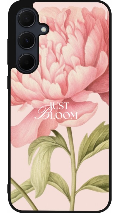 Samsung Galaxy A35 5G Case Hülle - Silikon schwarz Just Bloom Spring 2026