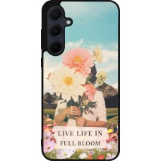 Samsung Galaxy A35 5G Case Hülle - Silikon schwarz Live life in full moon Spring 2026