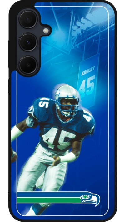 Samsung Galaxy A35 5G Case Hülle - Silikon schwarz Super Bowl 26 Seattle 1